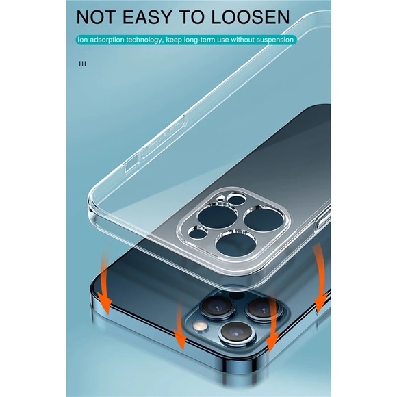 Case for iPhone 14 Pro Max Silicon Shockproof Clear Color - Picture 4 of 6